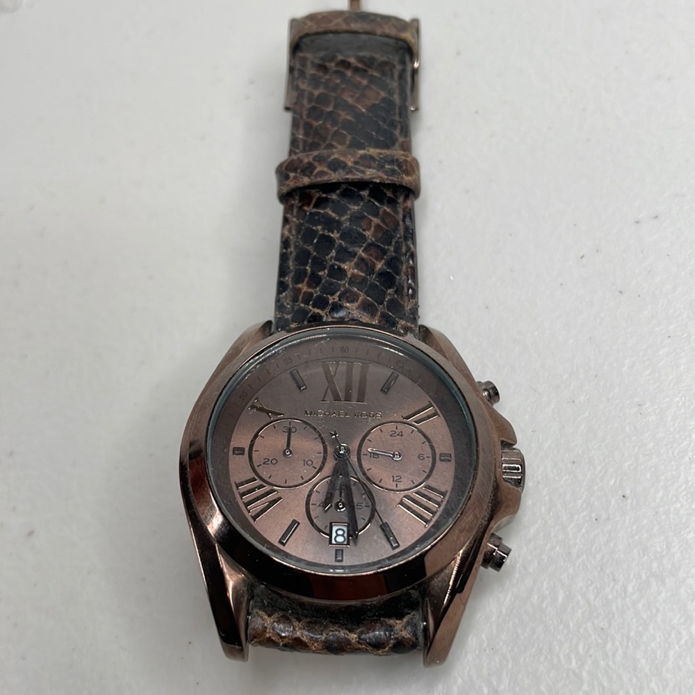 Michael Kors MK-5552 Bradshaw Espresso Brown Wristwatch